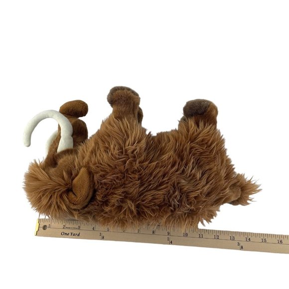 Douglas Everett Woolly Mammouth Plush 13" Brown Stuffed Animal Toy - Picture 6 of 6